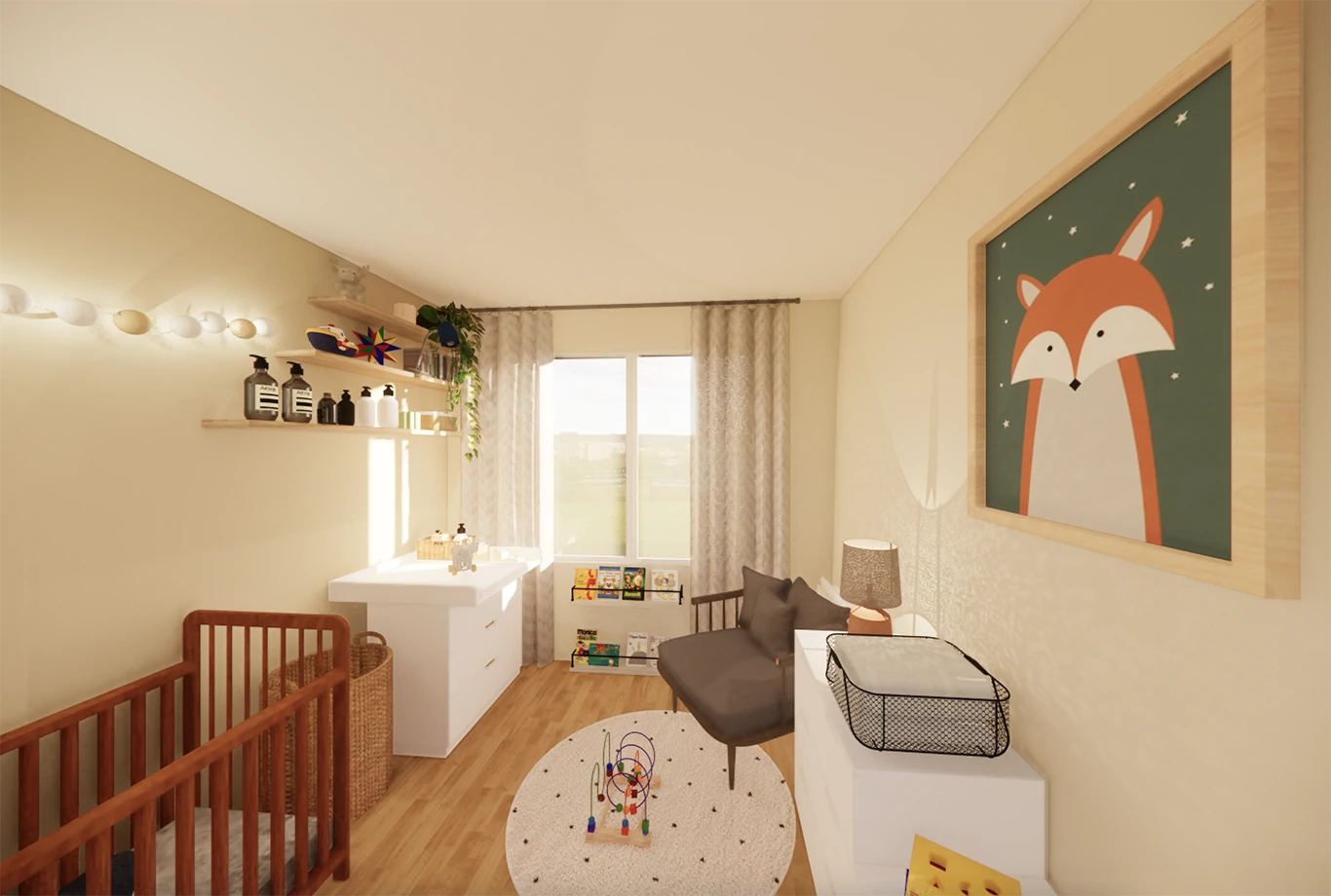 Aménagement & décoration d’une chambre bébé à Carrières-sur-Seine